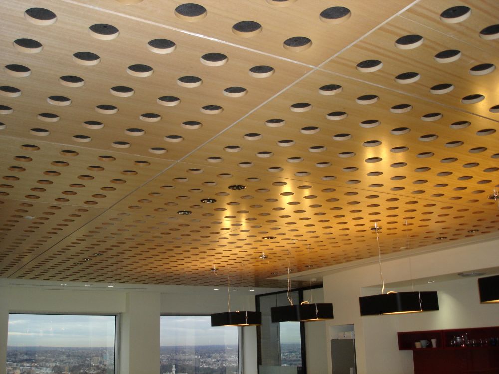 Wooden Acoustic Ceiling Panels