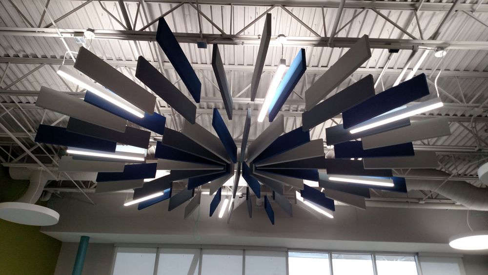 Acoustic Baffle Ceiling Panels