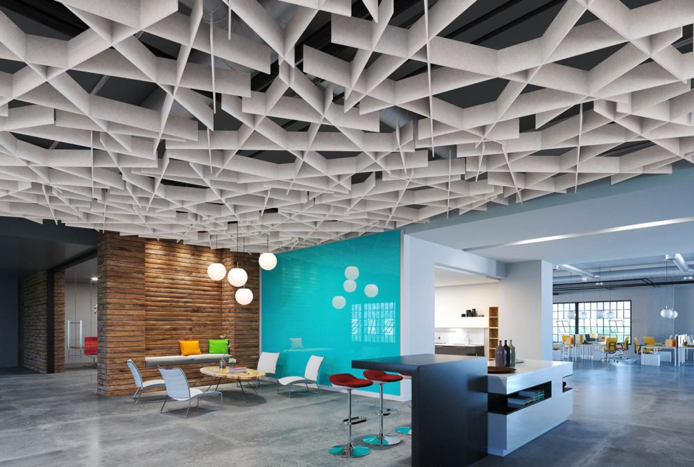 Acoustic Baffle Ceiling Panels